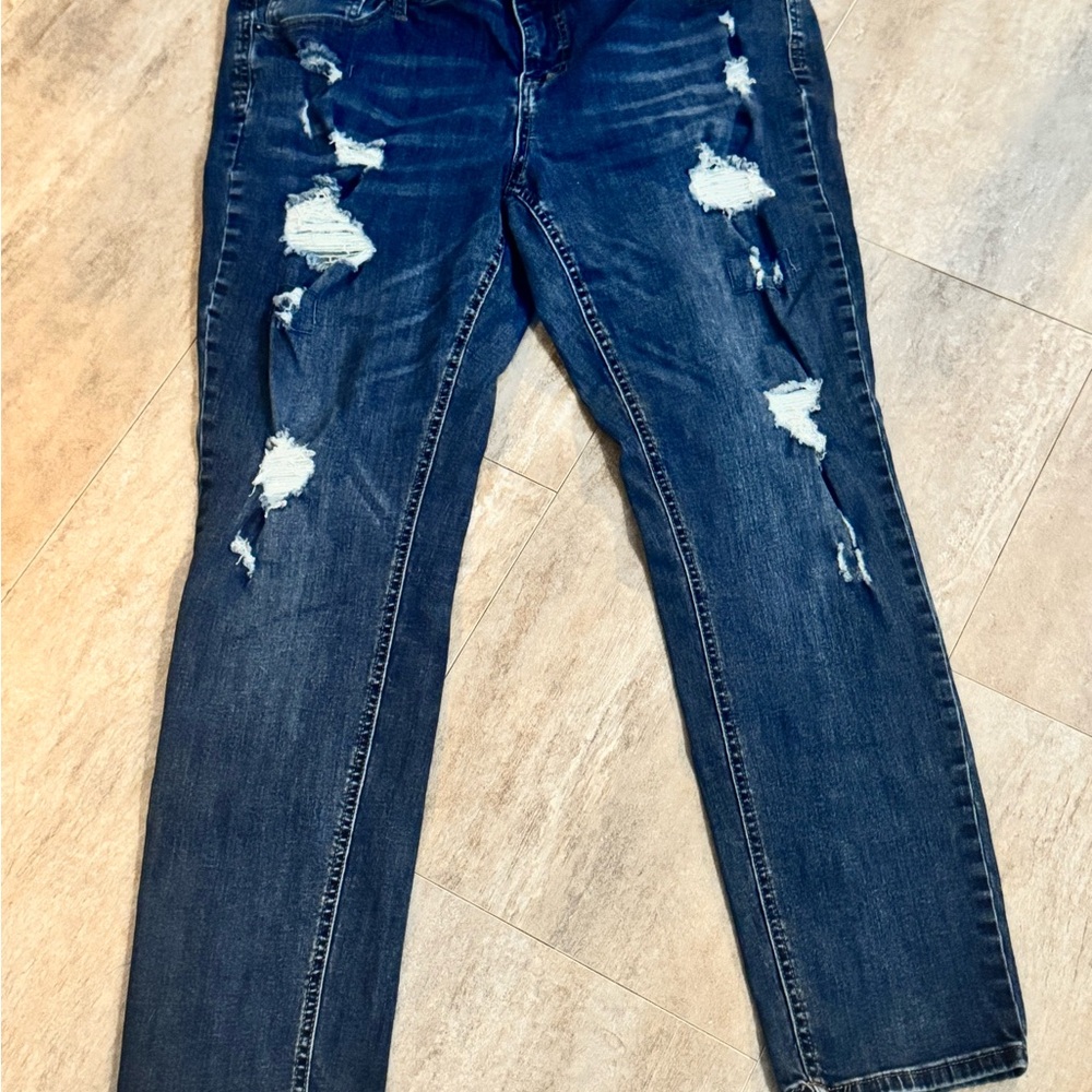 Maurice’s Distressed Blue Jeans